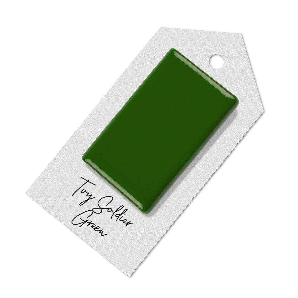 Toy Soldier Green sample for Aga range cooker re-enamelling &amp; reconditioned cookers
