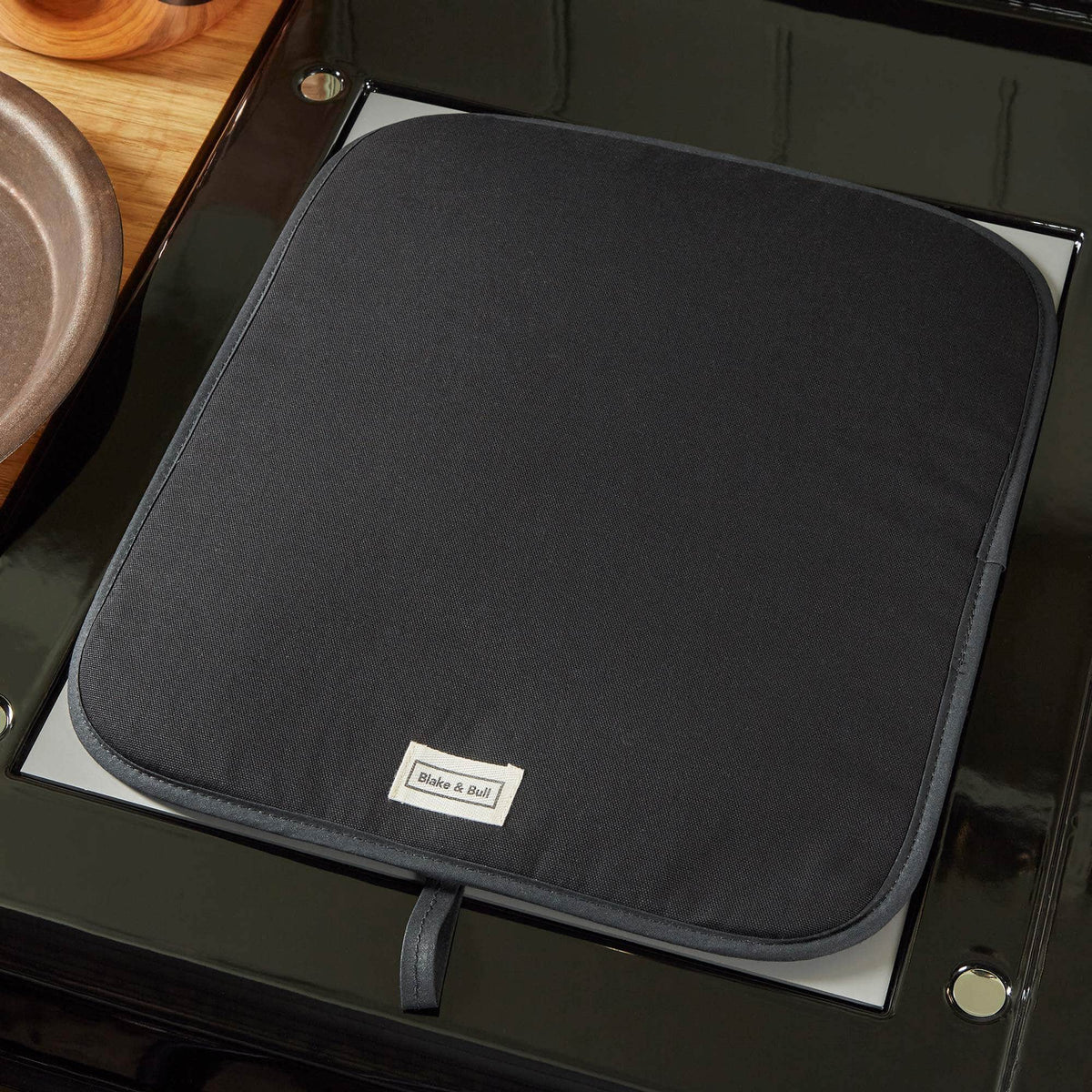 Warming plate cover for use with Aga range cookers - &#39;All Black&#39;
