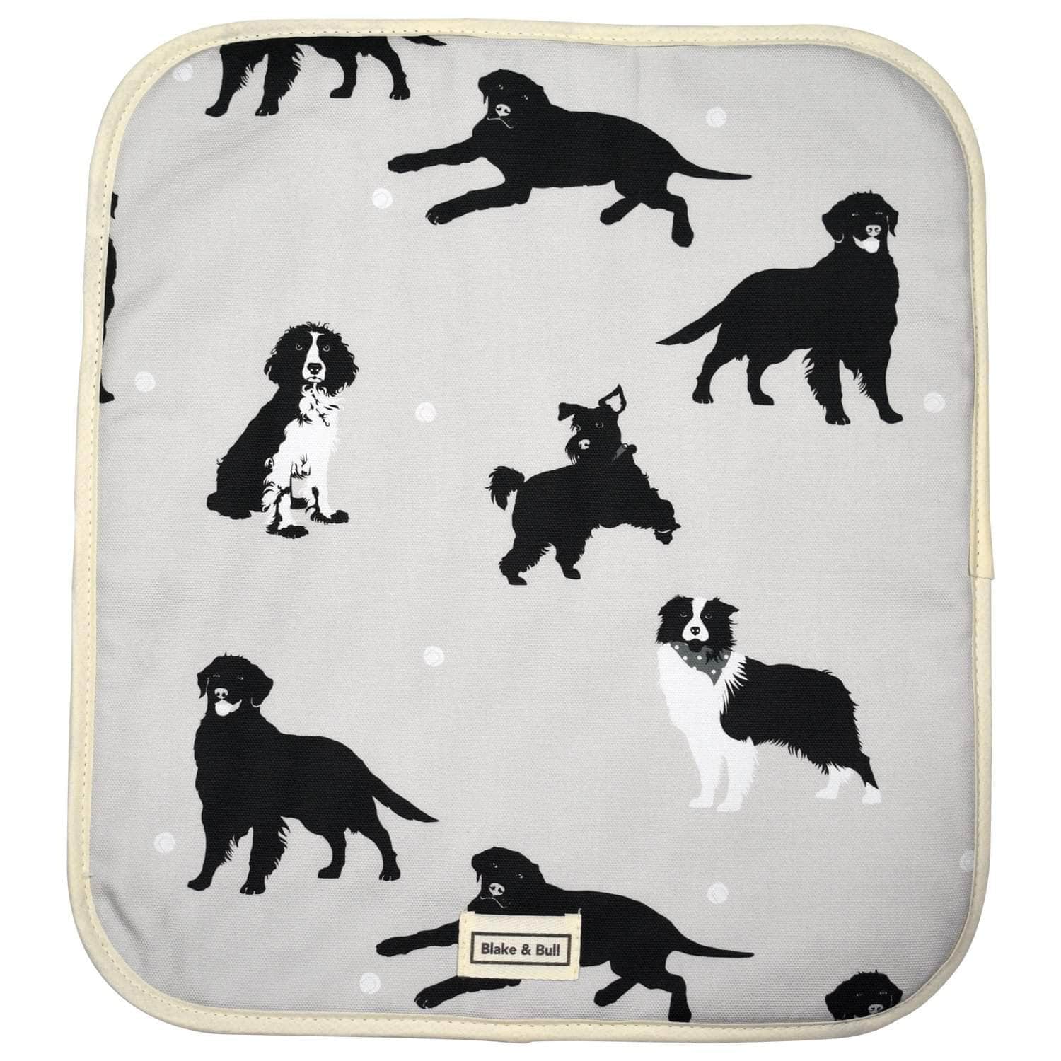 *Not quite perfect* Warming plate cover for use with Aga range cookers - 'Good dog!'