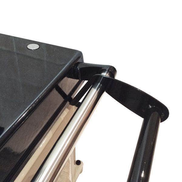 Medium drying rail for use with Rayburn 400 range cookers (gloss black)